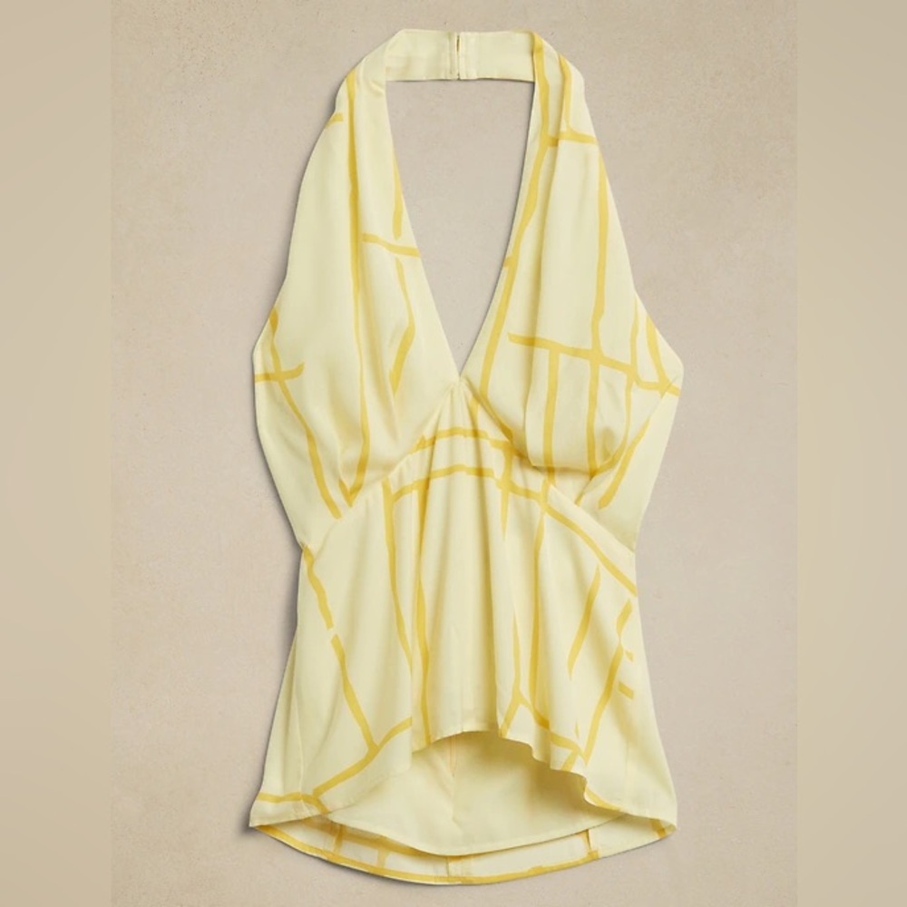 Yellow Halter Top